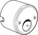 Cylinderhus 3367 rund insida Alfa krom