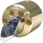 Vredcylinder 13 rund krom