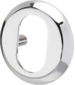 Cylinderring DA732 oval 21mm krom