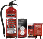 Brandkit pulversläckare 2kg filt 120x120 2st varna