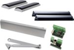 Dörrautomatikpaket SW300 tryckande 4SAFE AK silver