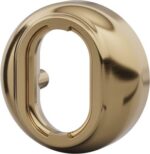 Cylinderring D7320 oval 8-19mm mattmässing