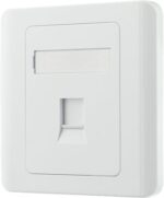 Nätverksuttag 1st RJ45 tom inf för Keystone dammlu